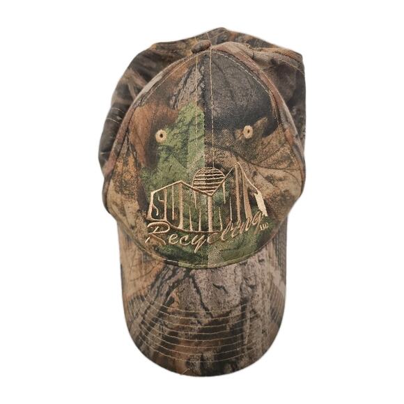 Summit Recycling LLC Trucker Hat Camo YOUTH Baseball Cap Adjustable EUC - Picture 1 of 4